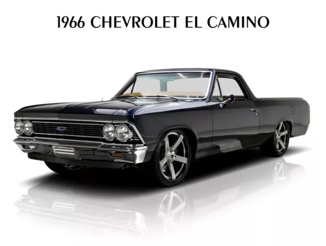 1966 Chevrolet El Camino Hot Rod New Metal Sign: 12x16" - Ships Free