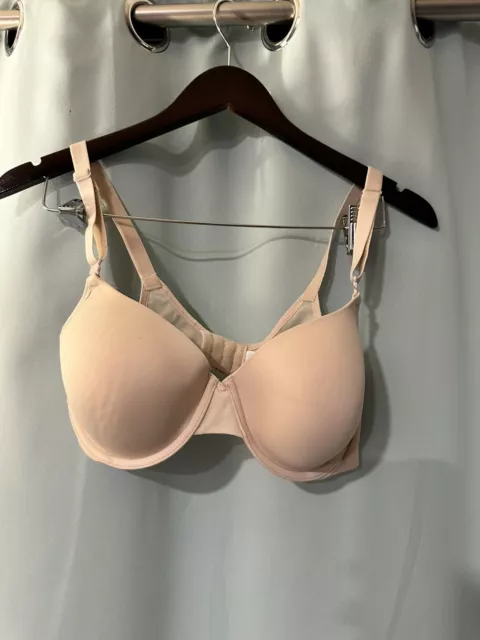 NWT SIMPLY PERFECT by Warners Underarm Smoothing Mesh Underwire Bra Nude Sz  36C $15.99 - PicClick