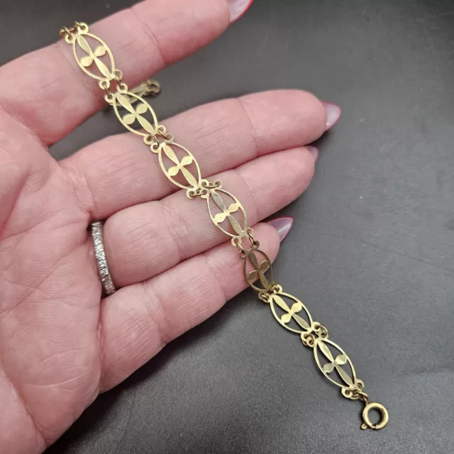 Vintage 9ct Gold Bracelet 3.34g