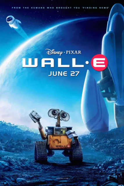 Wall-E Waving Pixar Original Official Cinema Movie Film Print Premium Poster 2