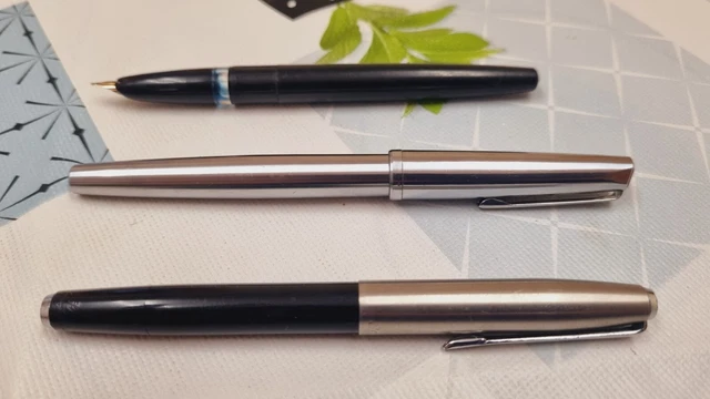 Lote Tres Plumas Estilograficas Vintage Auretta Scrikss