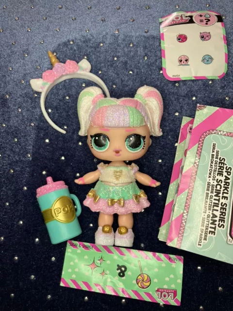 NEW LOL Surprise Unicorn - Opened Doll w Accessories L.O.L. Sparkle Series VHTF