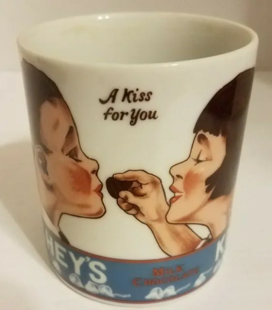 Vintage 1979 Hershey's Kisses Mug, Collector Coffee, Cocoa “A Kiss for You”