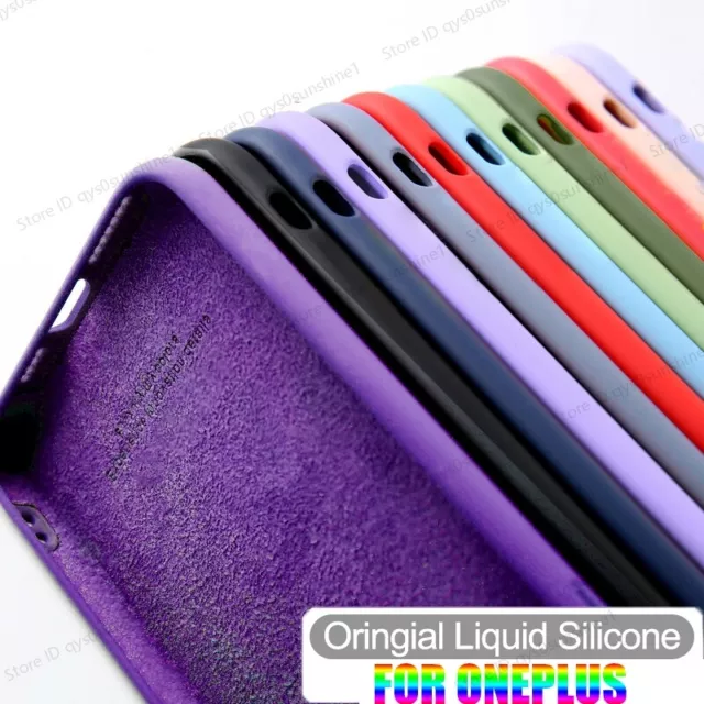 For OnePlus 9 Pro 8T 8 Pro 7T Pro 7 Pro Liquid Silicone Soft Phone Case Cover