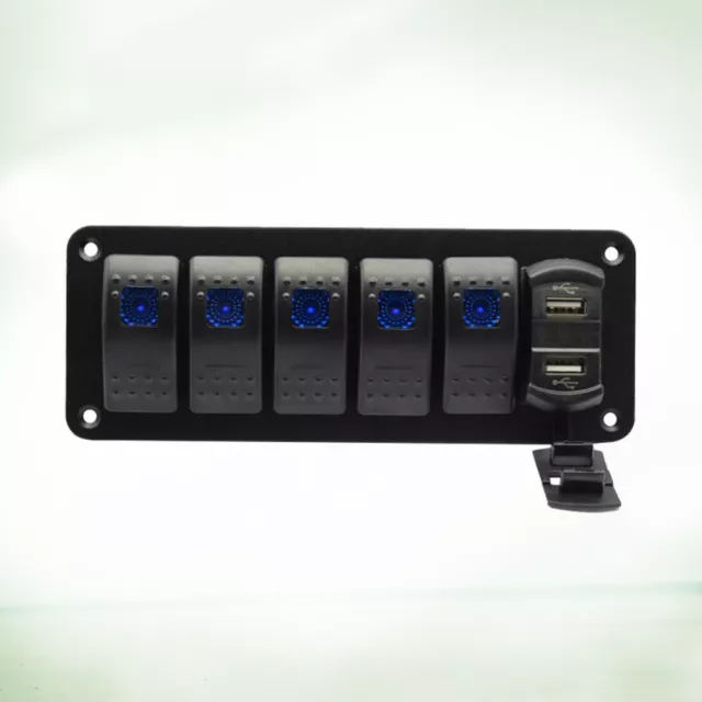 Automotive Switch Panel 6 Gang Switch Panel Waterproof Switch Panel