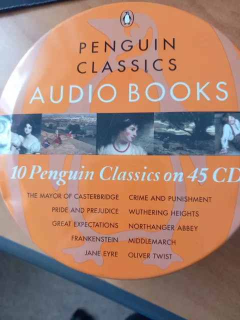 10 Penguin Classics Audio Books 45 CDs  Not Tested