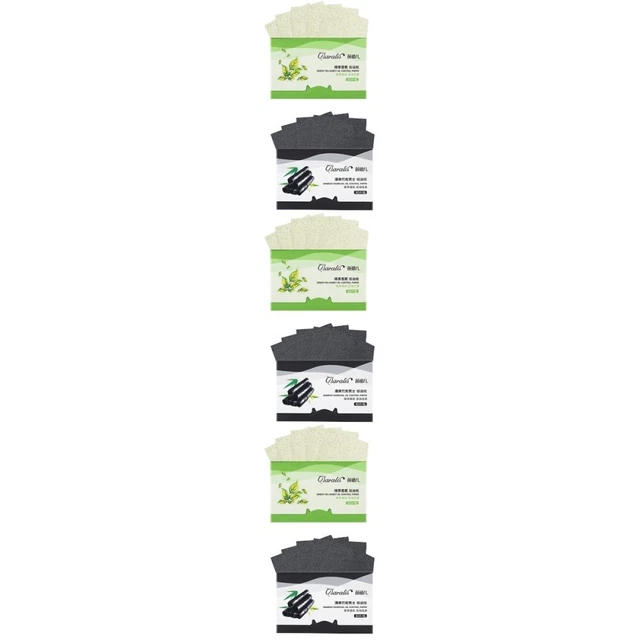 6 paquetes de papel secante facial superabsorbente hojas absorbentes de aceite