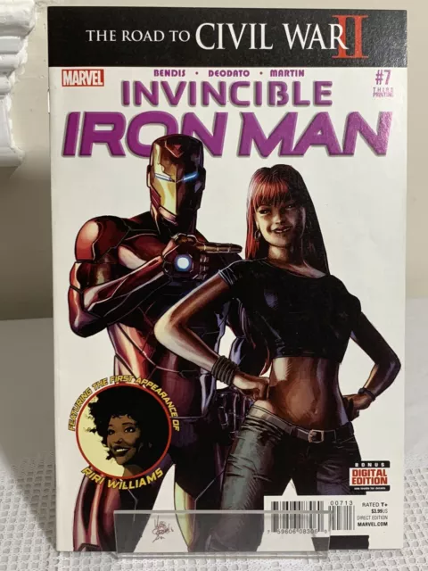 Invincible Iron Man #7 3rd Print First Appearance of Riri Williams