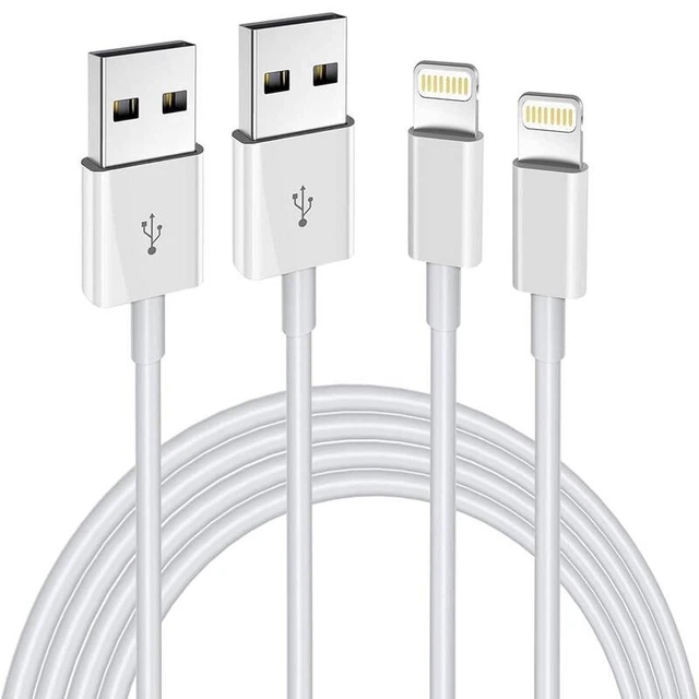 6Pack 10F IPhone Charger Cords, Long IPhone Cable High Speed Data Sync