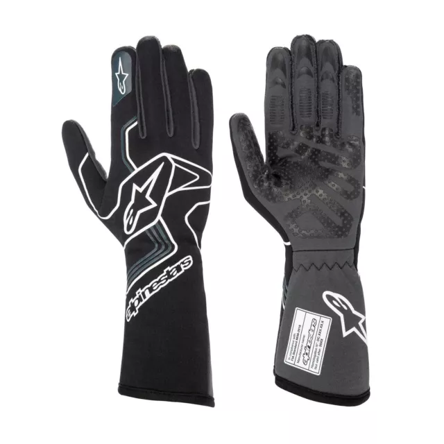 Neu Alpinestars Handschuh TECH-1 RACE V3 Schwarz/Grau (FIA) (XL)