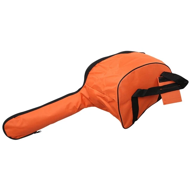 Sac De Transport Pour Tronçonneuse 20 Pouces - Tissu Oxford Étanche Rouge, Portable Et Résistant Avec Poignées Solides