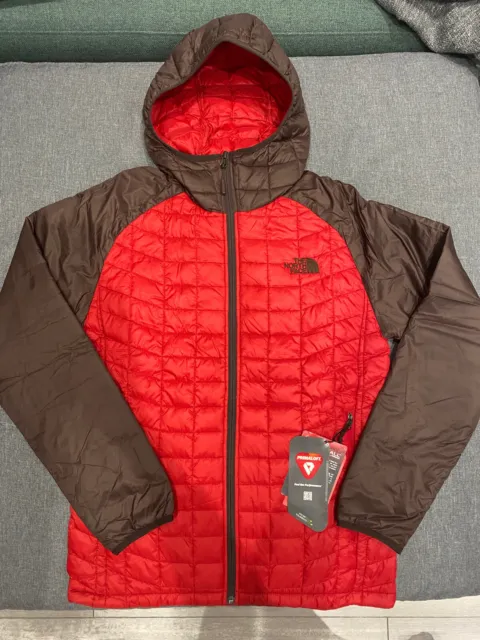 The North Face Men’s ThermoBall Sport HD PrimaLoft Jacket Red, S NEW