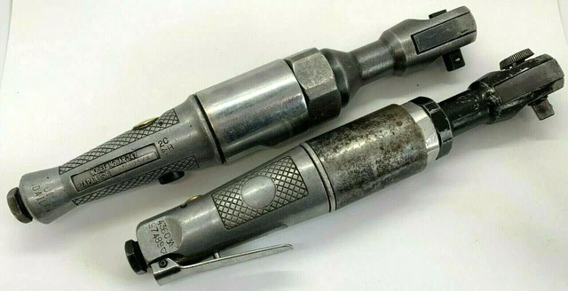 VTG MAC Tools Air Powered 3/8" Drive Wrench Pneumatic Ratchet Gun Set Lot AR747 2