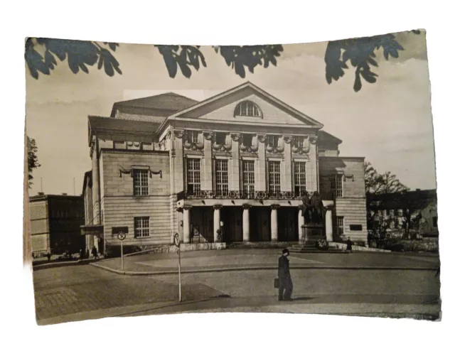 Weimar Nationaltheater AK 1959 Nationale Gedenkstätte klassischer dt. Literatur