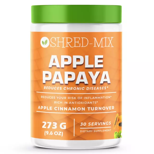 Apple & Papaya - supports Immune and digestive health via of high amounts of cal