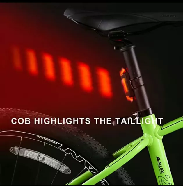 Feu Arrière De Vélo Rétroéclairage De Vélo Rechargeable Par USB Etanche LED Nuit