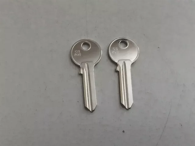 2 x SILCA CS 206 Key Blanks to Suit CISA Cylinder Lock (2914)