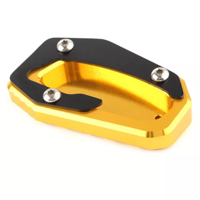 Gold Motorrad Seitenständer Platte Kickstand Pad für Yamaha TMAX 530 2017-2018