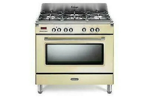 Delonghi MEM965BX Cuisine Table de Cuisson Four 5 Feux 90X60 Beige