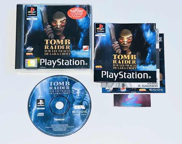 Tomb Raider : Sur Les Traces De Lara Croft - PS1 Complet, VF, Très Bon état