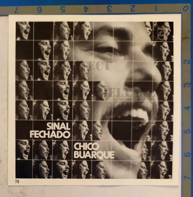 CHICO BUARQUE SINAL FECHADO PHILIPS  illustration publicité advert