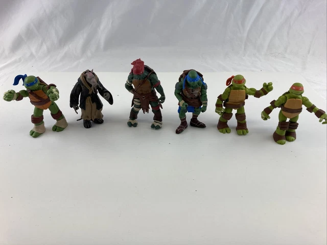 6 Teenage Mutant Ninja Turtles Action Figures Wholesale Lot TMNT Toys.