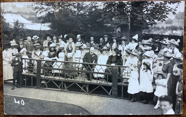 Rppc Women Giving Speech At Preston Midsummer Fete 1912 Brighton Sussex