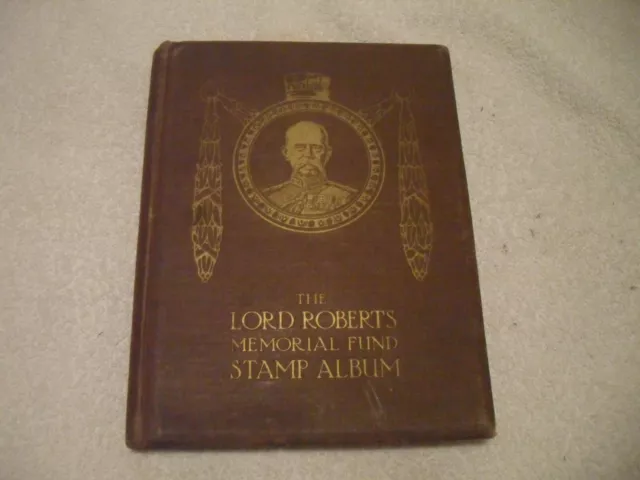 Lord Roberts Memorial Fund Stamp Album Fawcett 1916