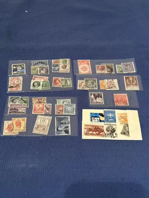 Australia Pre-Decimal Used Stamps, Queen Victoria / Mother / Elizabeth Ii,Kgvi +