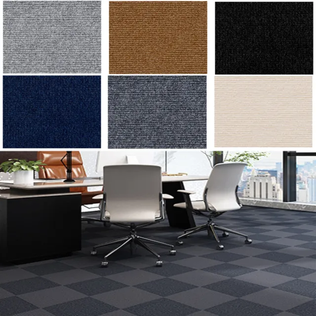 50 x Carpet Tiles 4.5m2 Box Commercial Retail Office Premium Flooring