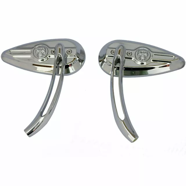 Chrome 3D Skull TearDrop Mirrors for Zero S DS FX SR X DSR FXS XU