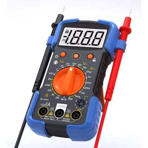 Multimetro Digitale Tester Con Display A Led (002025Bi)