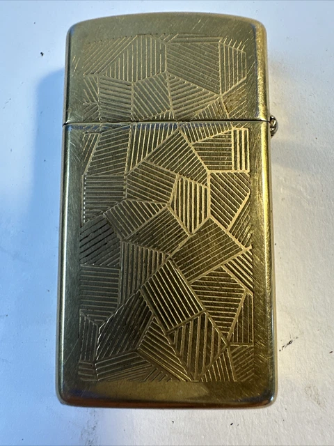 Vintage Solid Brass Zippo Lighter  Bradford, PA Made In USA SUPERB Flint Sparks!