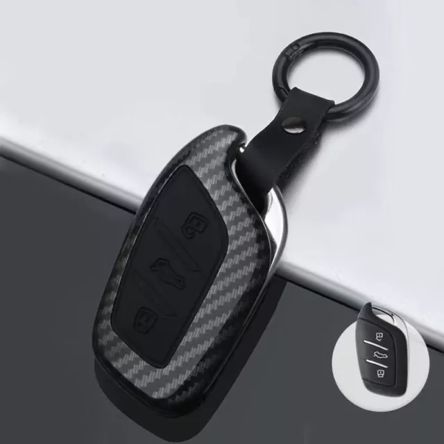 ABS Car Remote Key Fob Case Cover For MG ZS EV 2022 HS MG3 MG5 MG6 MG7 Black