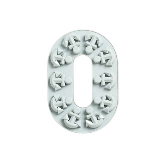 Anchor Chain Silicone Chocolate Candy Cake Baking Mold Ice Grid Mold Crystal Dro
