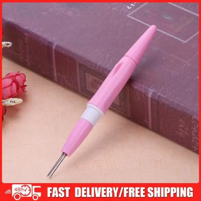 Felting Starter Portable Comfortable for DIY Patchwork and Craft (Pink)