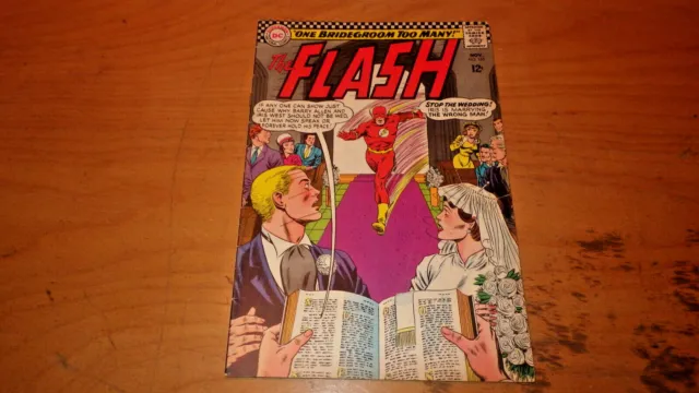 Flash 165 DC Comics No. 165 Nov. 1966  FN/VF 7.0