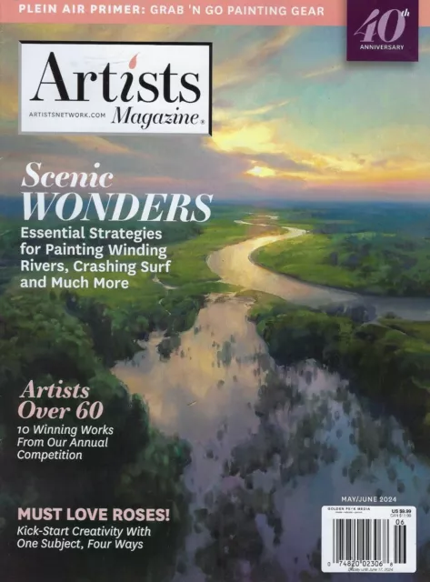 Artists Magazine June 2024   Scenic Wonders