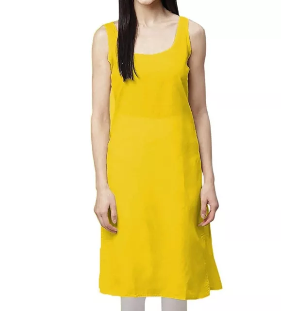 Maillot de corps jaune de style indien pour femme, été porter une camisole...