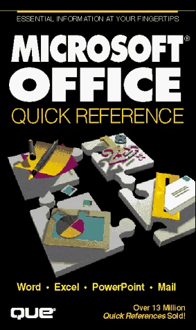 MICROSOFT OFFICE QUICK Reference (Que Quick Referen... by Plumley, Sue ...