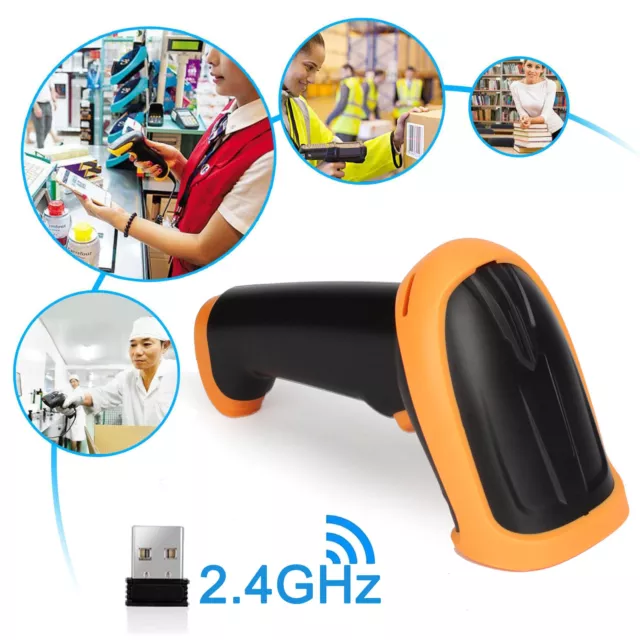 MULTI-Application WIRELESS Barcode Scanner Reader For Android LG iOS Wins iPhone