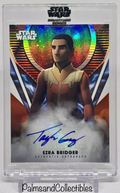 2022 EZRA BRIDGER Star Wars Topps Signature Series TAYLOR GRAY Auto 9 /10 AHSOKA