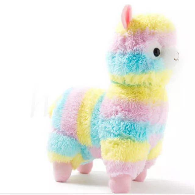 5" Rainbow Alpacasso Kawaii Alpaca Llama Arpakasso Soft Plush Toy Doll Gift Cute 2