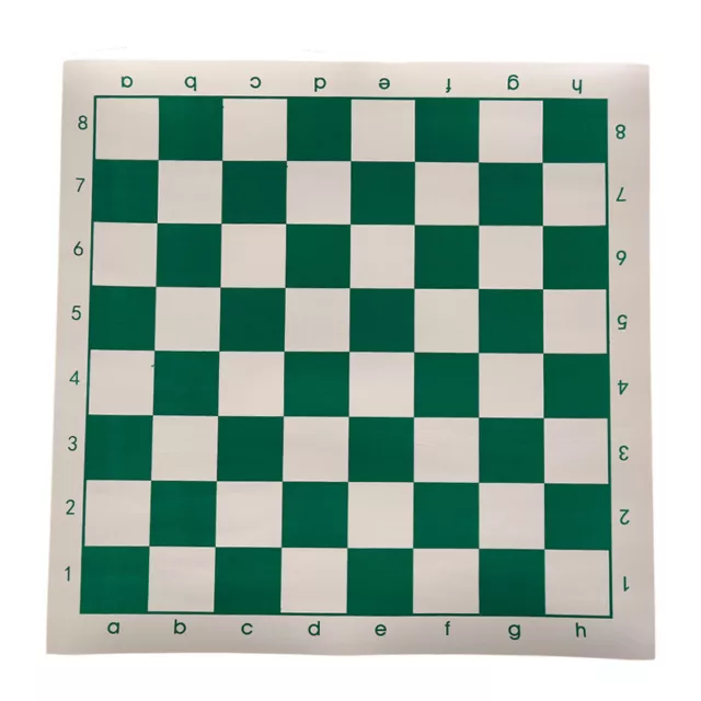 42cm x 42cm tablero de ajedrez para juegos educativos infantiles color verde y blancoA Bf