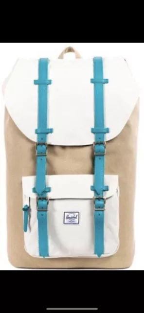 Herschel Supply Co. Zaino - Little America Cotton Khaki Beige Backpack 2