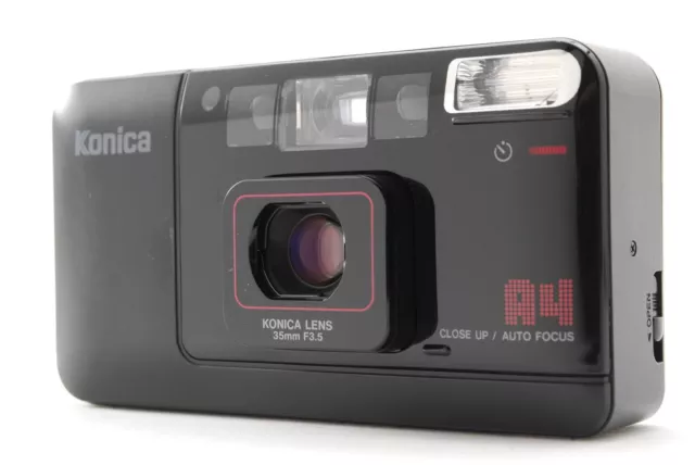 [Near MINT] Konica Big Mini A4 Point & Shoot 35mm Film Camera From JAPAN