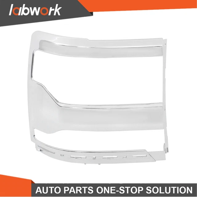 LABWORK HEADLIGHT TRIM Bezel Cover For 20162018 Chevy Silverado 1500