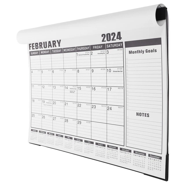 Calendrier Mensuel Effaçable Pour Frigo - Tableau Planning Familial, Autocollant PVC, Idée Organisation Maison