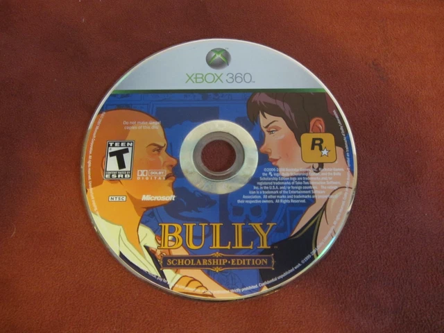 Bully Scholarship Edition (Microsoft XBOX 360 2008) CIB Complete W