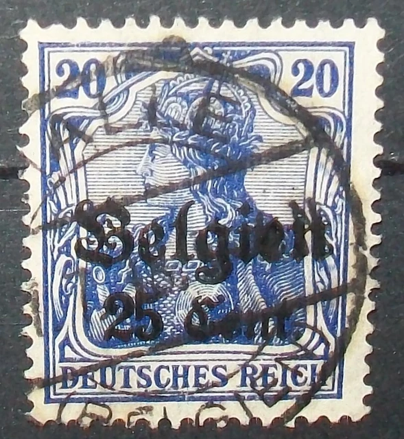 N°1548S STAMP GERMAN LANDESPOST IN BELGIEN CANCELED Aus